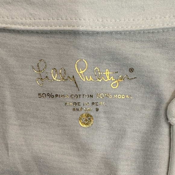 Lilly Pulitzer Pink and White Ruffle Tank Tops - Picture 2 of 3